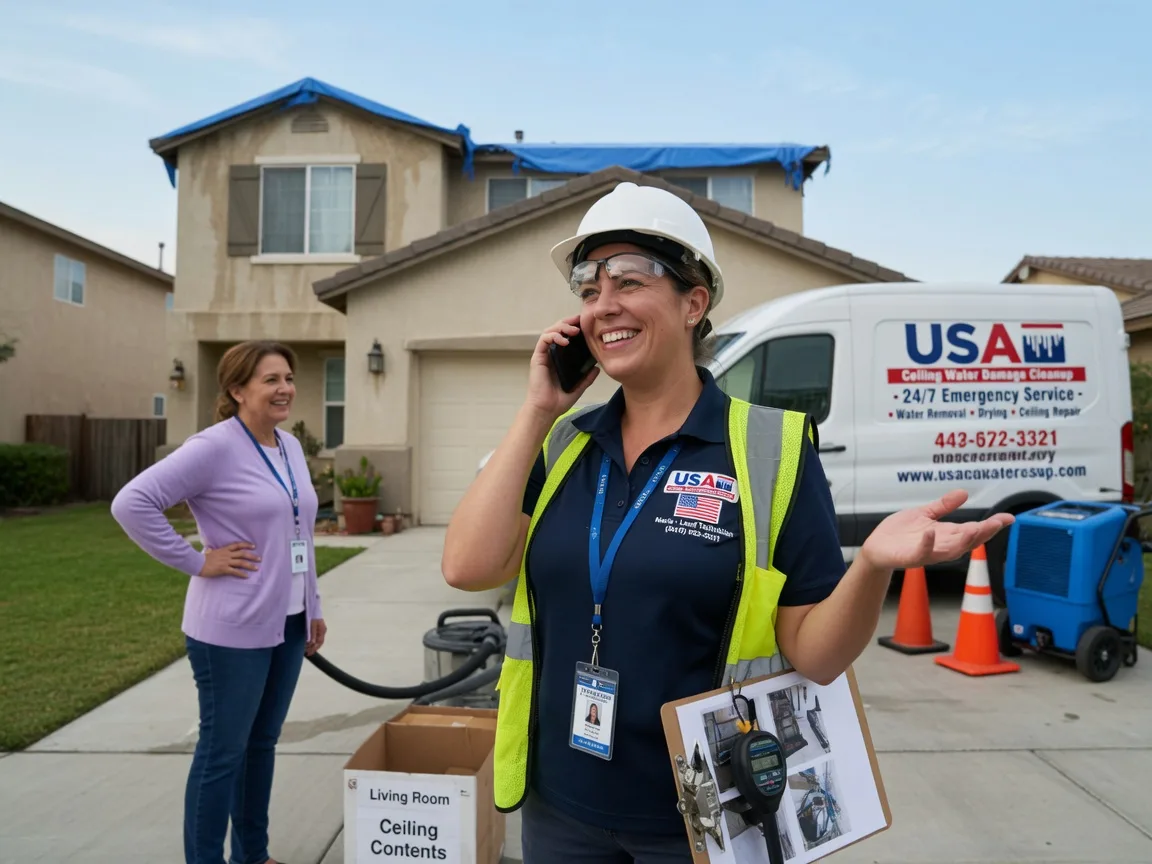 Ceiling Water Damage Restoration Shobonier, IL FAQs